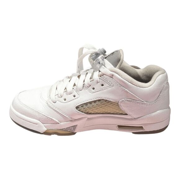 NIKE Air Jordan 5 Retro Low 'Wolf Grey' Sneakers GS Size 5Y - Picture 7 of 9